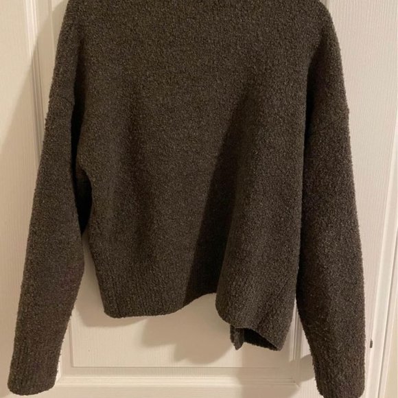 Frank and Oak Seawool Cardigan in Chocolate (Small) - Picture 3 of 4